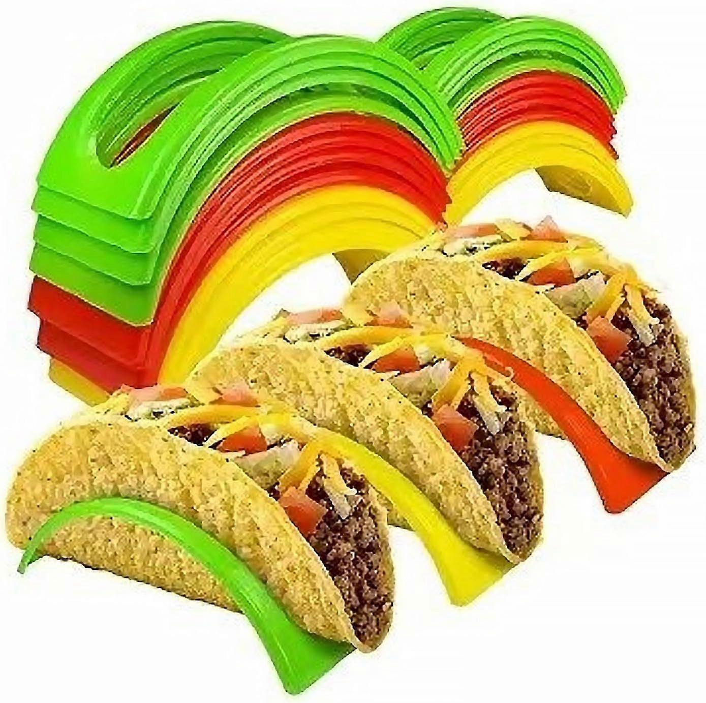 Set of 36 taco holders with 36 pieces