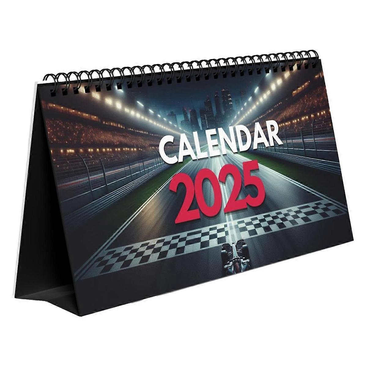 2025 Desktop Calendar for Formula Racing Fan 2025 Desktop Calendar Calendar F1 Calendar 2025 Months