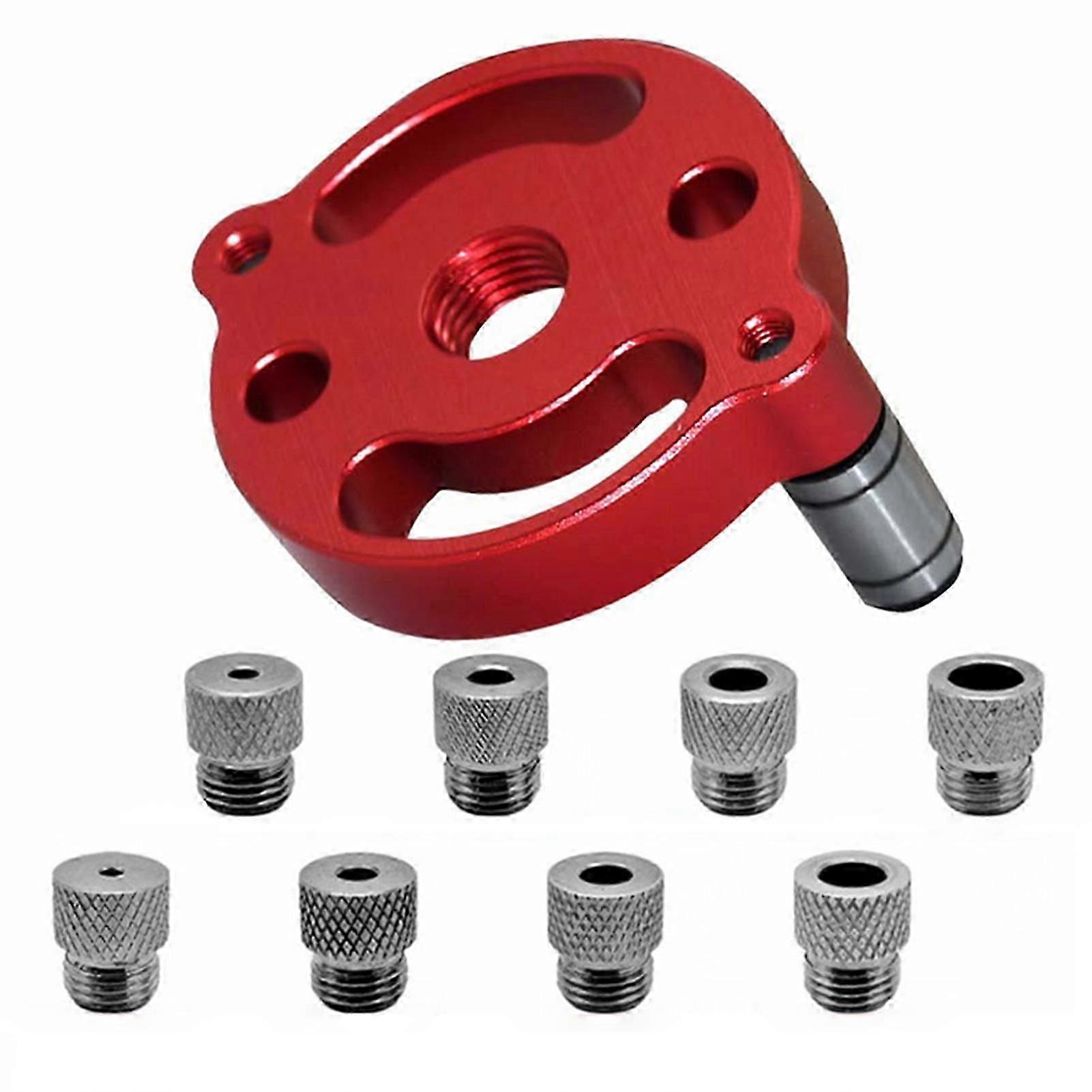 Woodworking Self-Centering Doweling Jig Drill Kit Wood Panel Hole Puncher Locator Kit for Furniture Planks