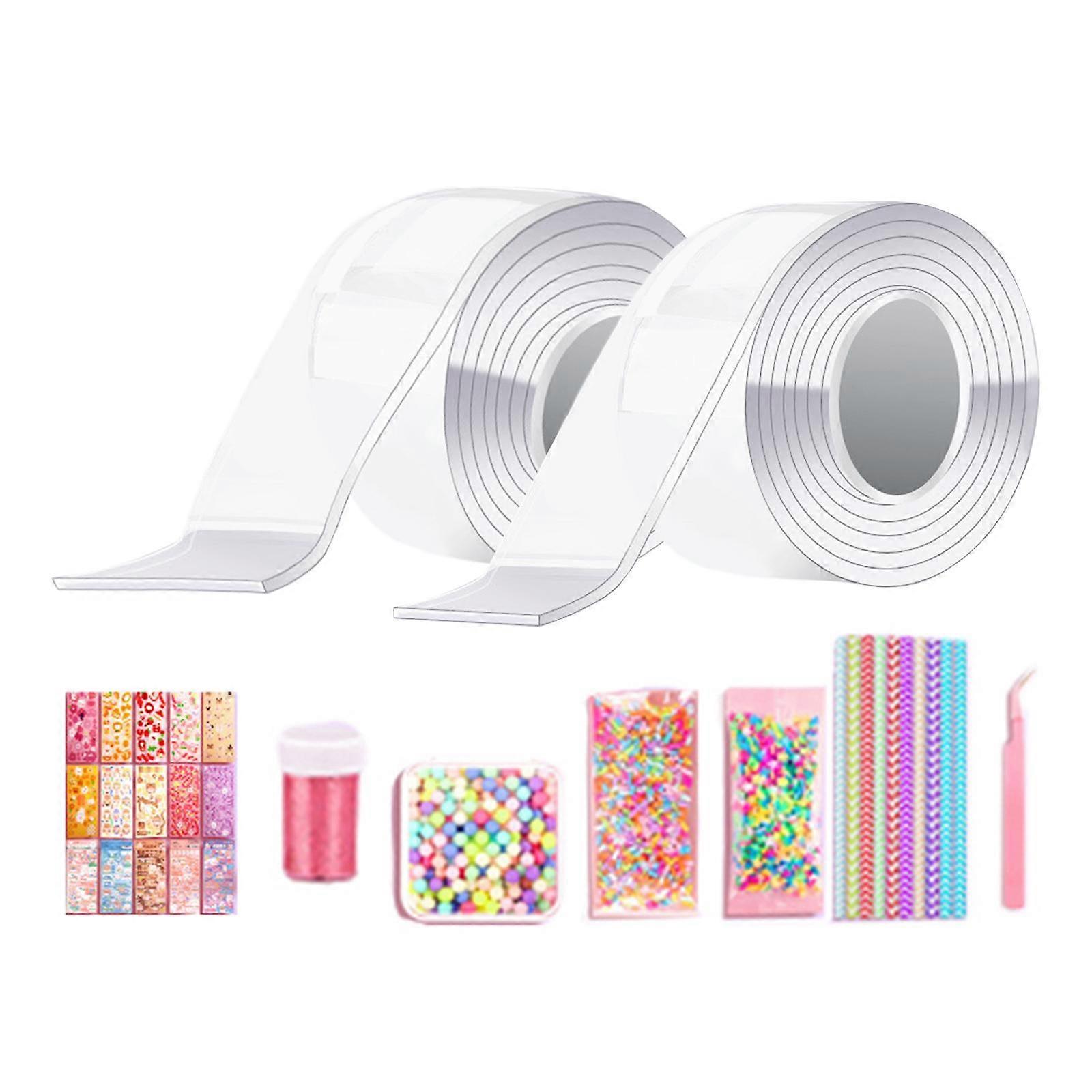 Bubble Blowing Double Sided Tape Multifunctional Transparent Sticky Tape for