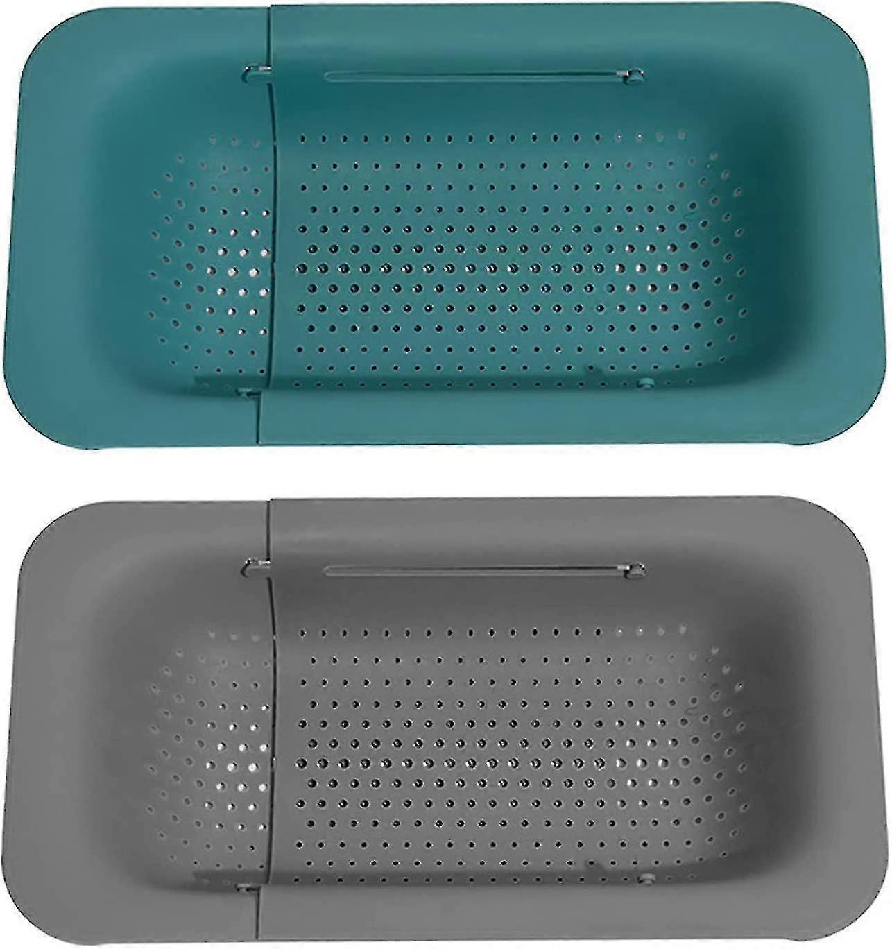 Plastic Colander, 2pcs  Retractable Colander And Drainer, Retractable Kitchen
