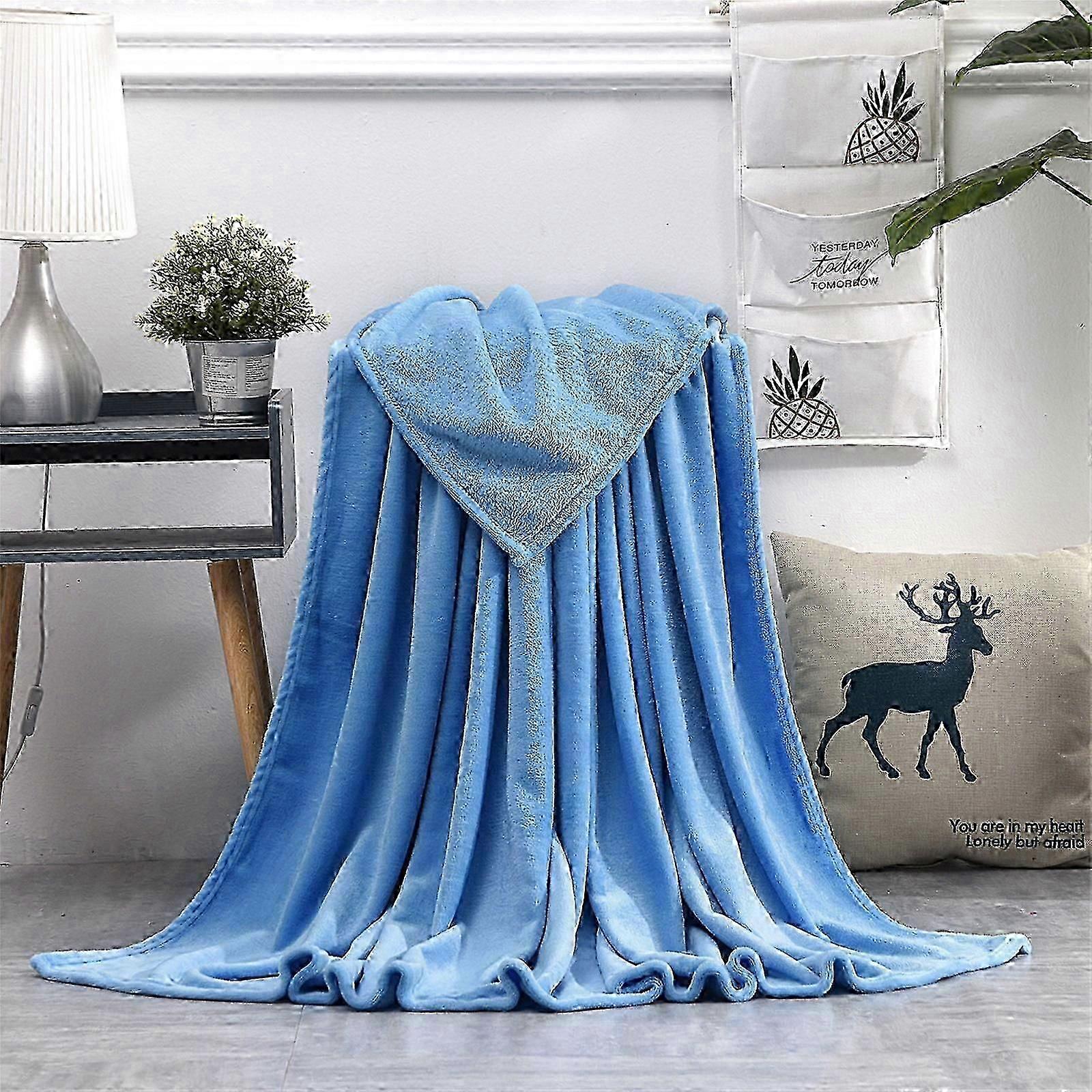 Super Soft Warm Warm Fleece Blanket Throw Rug Sofa Bedding-Good