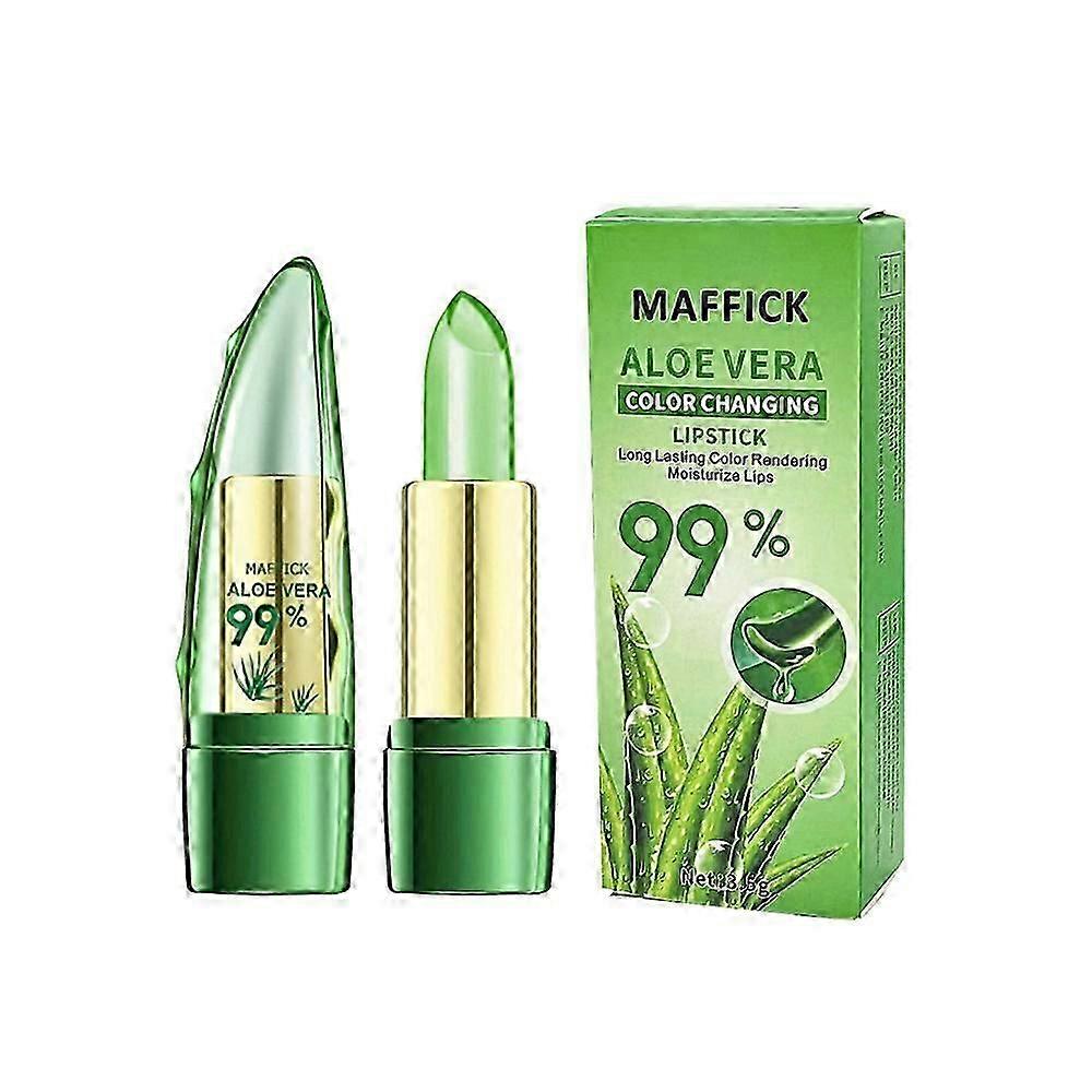 Lápiz labial Aloe Vera Magic Temperature Color Change Lipstick Set de maquillaje