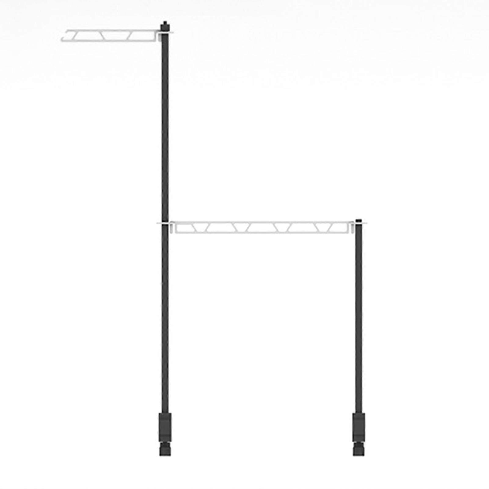Camping Table Rack with Lantern Stand Durable Adjustables Table Rack for Home Desk