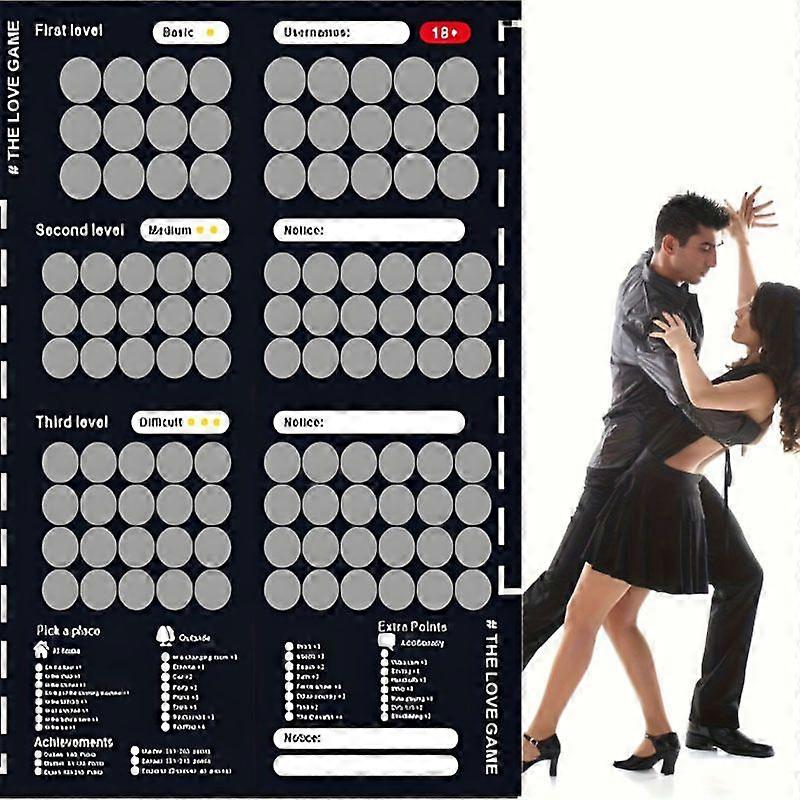 100 Dates Scratch Off Bucket List Poster, Scratching Poster for Adventure Couples Anniversary Valentines Day Date Night Ideas