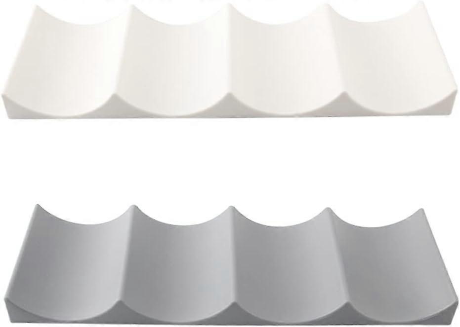 Sophisticated Wine Rack, Modern Wave Shape For Elegant Storage, Countertops Display Stand That Combines Functionality And Aesthetics