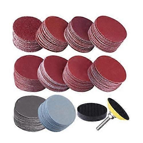 Professional Hook And Loop Sanding Disc For Random Orbital Sander, High Quality Sandpaper Electro Coated For Uniform Grit Distribution, 50Mm (2 Inch)