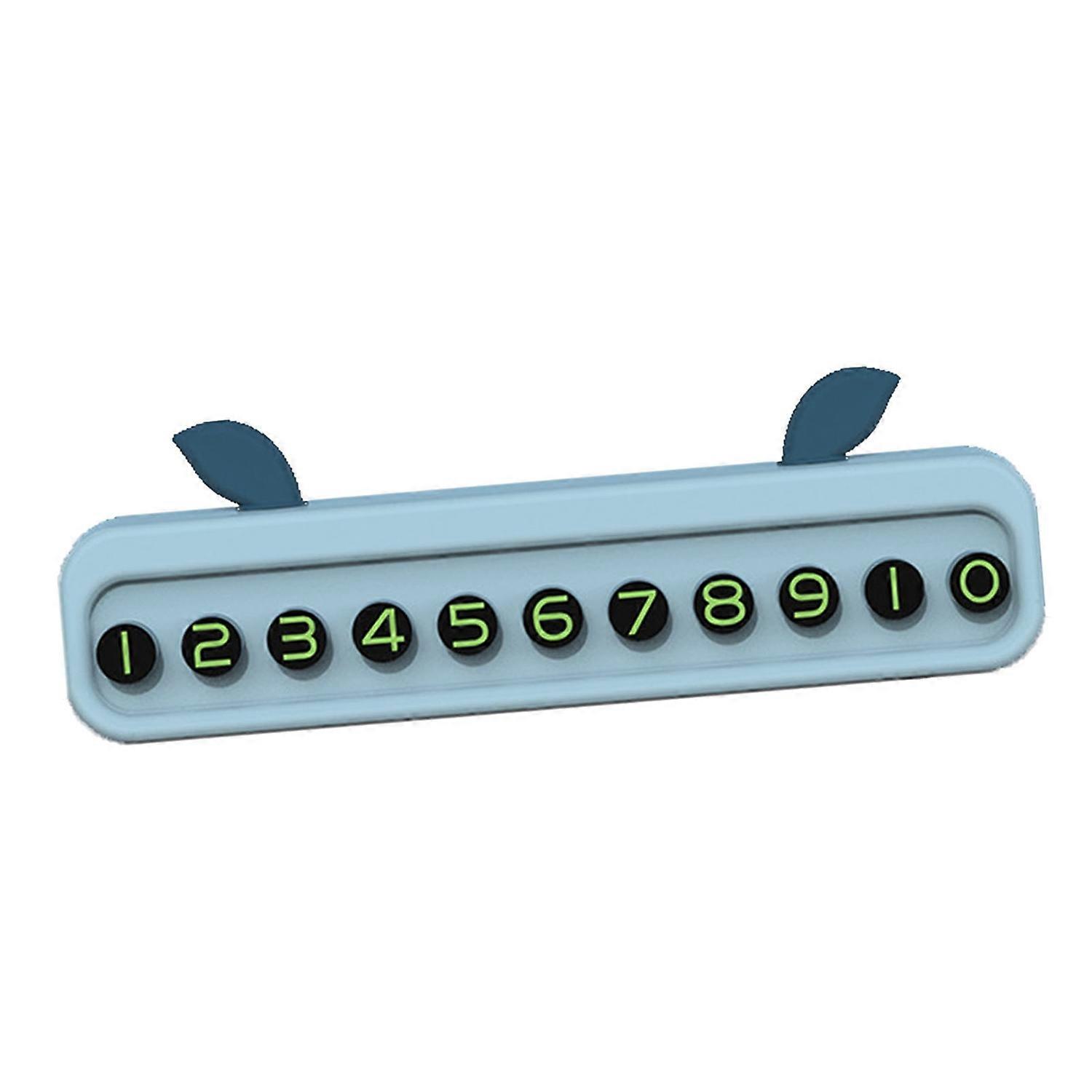 Parking Phone Number Plate Plastic Decorative Cute Shape Easy Identification Parking Number Card for