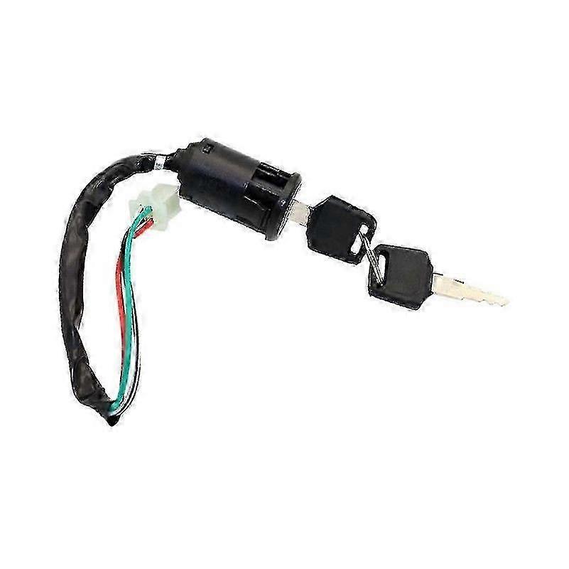 适用于50cc 110cc 125cc 250cc越野摩托车ATV的4线点火开关钥匙