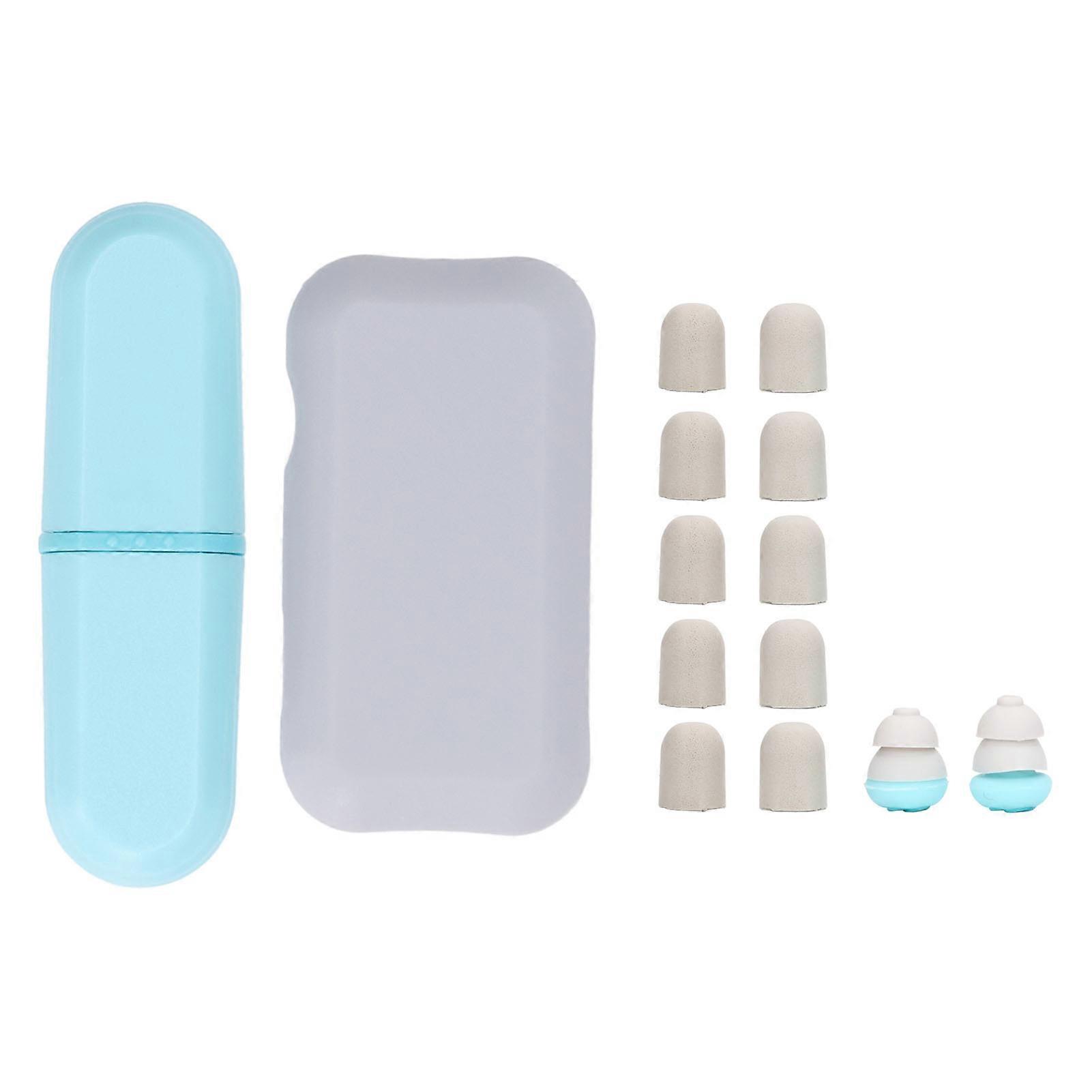 Super Sound Isolation Reduction Ear Plugs Noise Reducing Sleep Earplugs for Student Dormitory Study Blue
