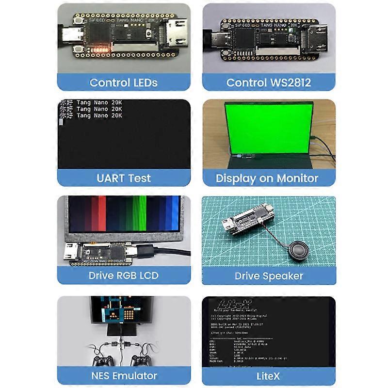 Per scheda FPGA Sipeed Tang Nano 20K RISCV Linux (con connettore pin)