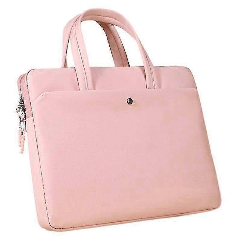 C81-13-13.3 Inch Laptop Case Portable Notebook Bag With Plush Lining Businees Storage Bag-beige