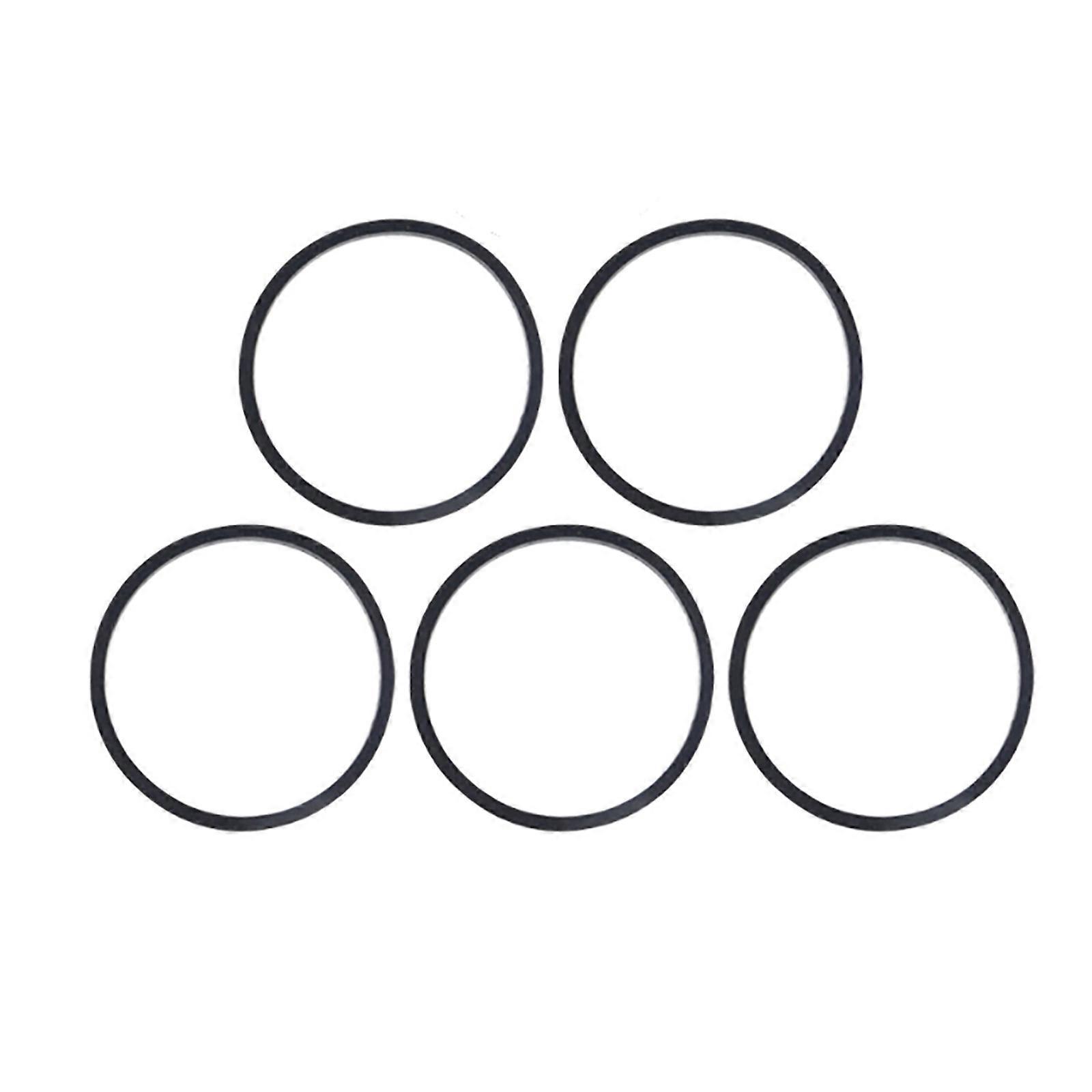 Durable 5PCS Square Cassette Tape Machine Belt Enhances Performances for Recorder, , Repeater DVDs Drives Multicolor