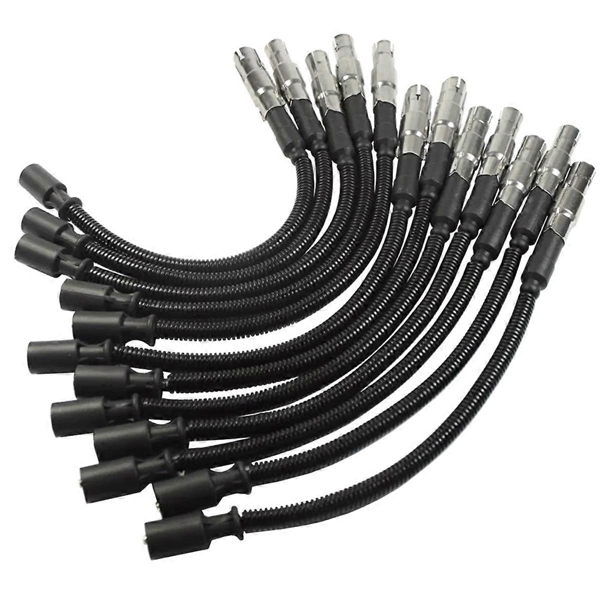 12PCS Spark Plug Wires Ignition Wire for E Class E320 C55 1121500218