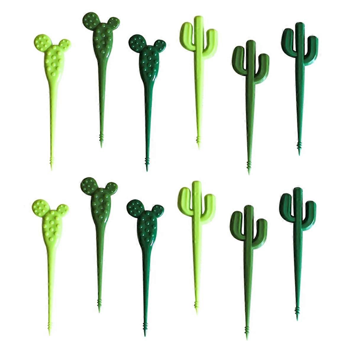 Fruit Forks Portable Food Kids Sticks Cafe Reusable Decor Toothpicks