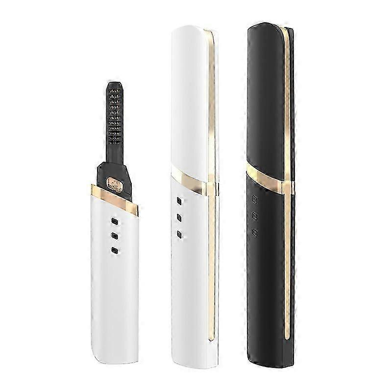 Heated Eyelash Curler - Handheld Eyelash Heated Curler with Lash Comb - 3 Heating Modes, Portable Eyelash Curler for Women, Create Eye Opening & Lifte