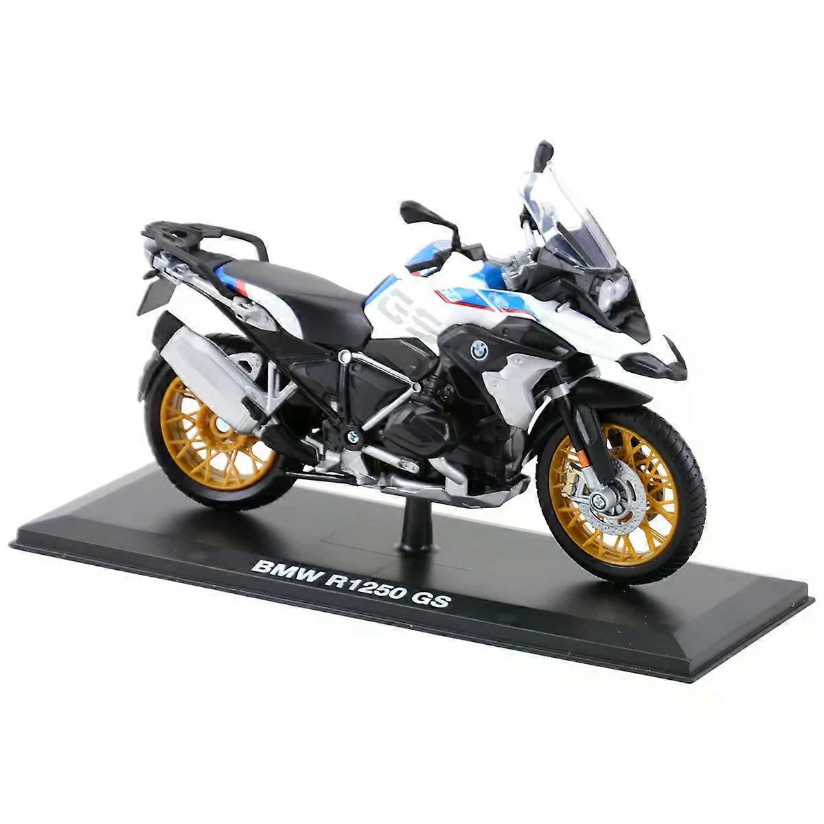 R1250GS With Stand Die Cast Vehicles Collectible Hobbies Motorcycle Model Toys