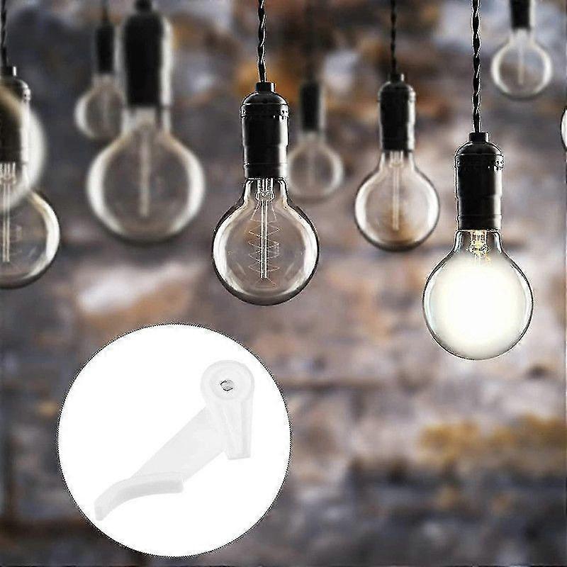 أضواء السقف تثبيت مقاطع قوية ضوء السقف مشبك أدى أبازيم الضوء للاستخدام الثابت للسقف الثريا ومصابيح عاكس الضوء (20pcs، أبيض)