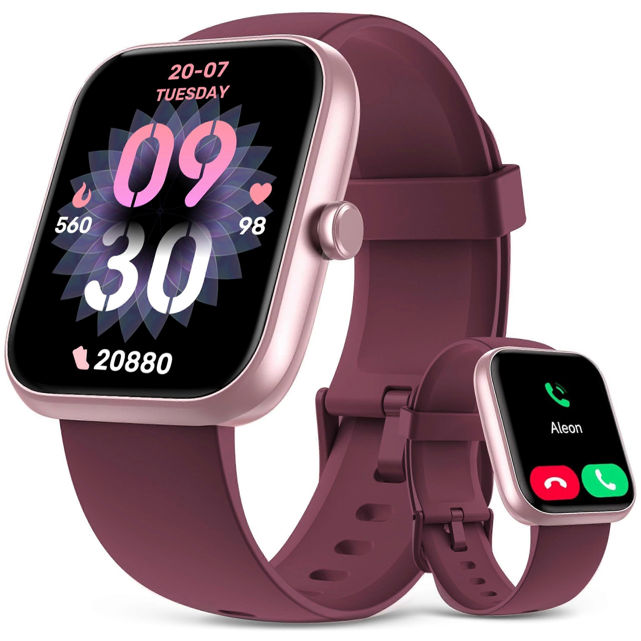 Smart Watch 1.83 Inch for Men and Women with Calling, IP68 Waterproof, Heart Rate Monitor, Fitness Tracker for Android and iOS