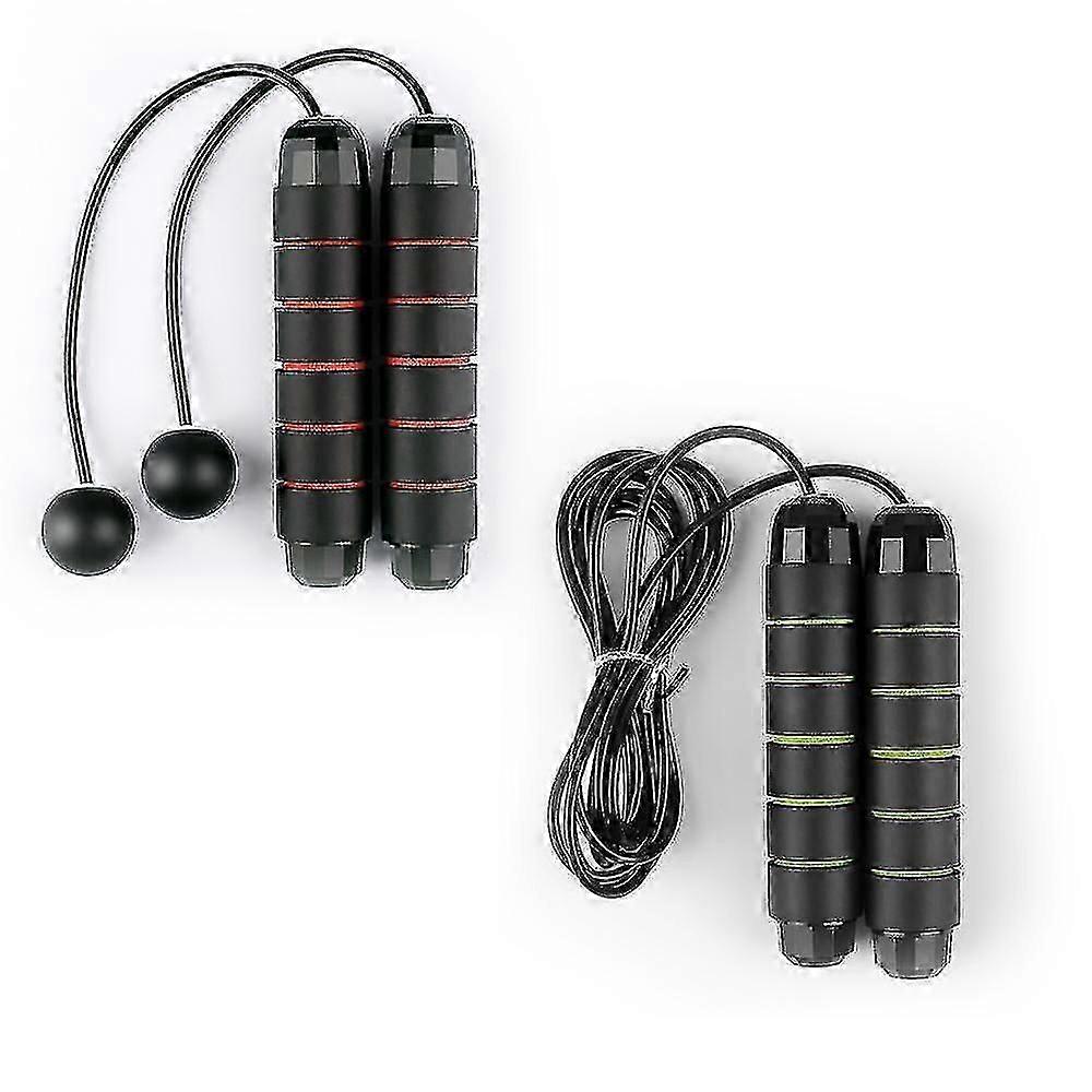 Cordless Jumping Rope + Adjustable Skipping Rope For Different Fitness Level, Speed Training