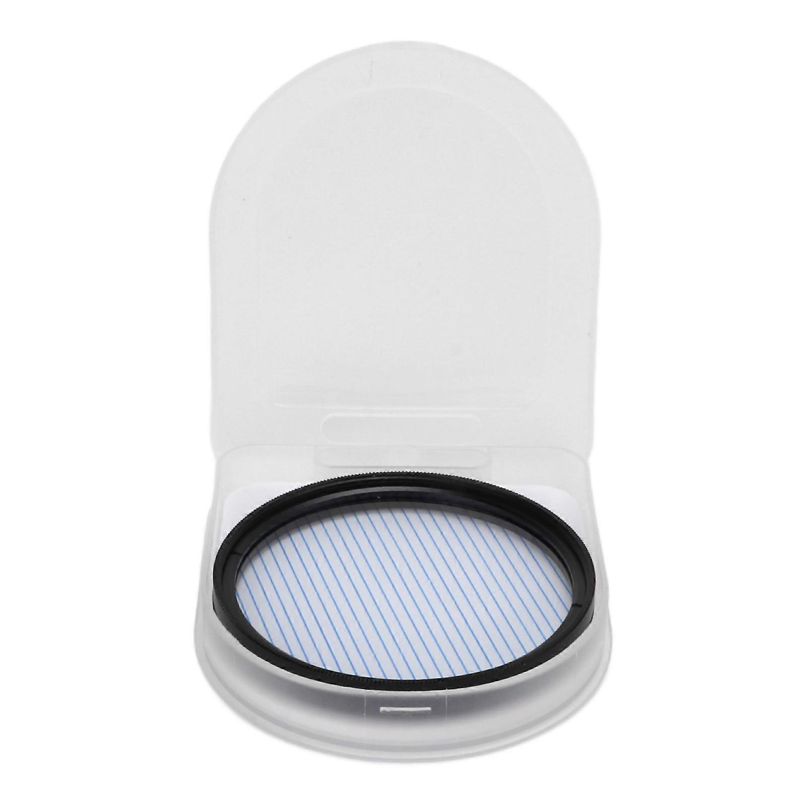 Junestar Blue Streak Special Effects Filter, Anamorphic Optical Glass for Nikon Camera, Accessory 58mm/2.3in