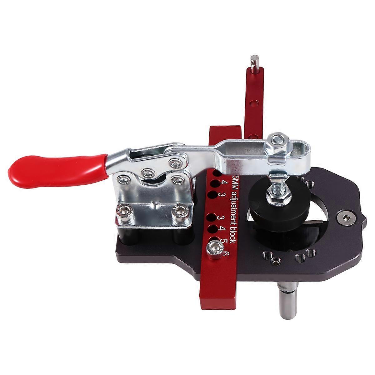 Woodworking 35mm Hinge Hole Opener Cabinet Door Hinge Hole Locator Hinges Drilling Installation Auxiliary Tool Gray