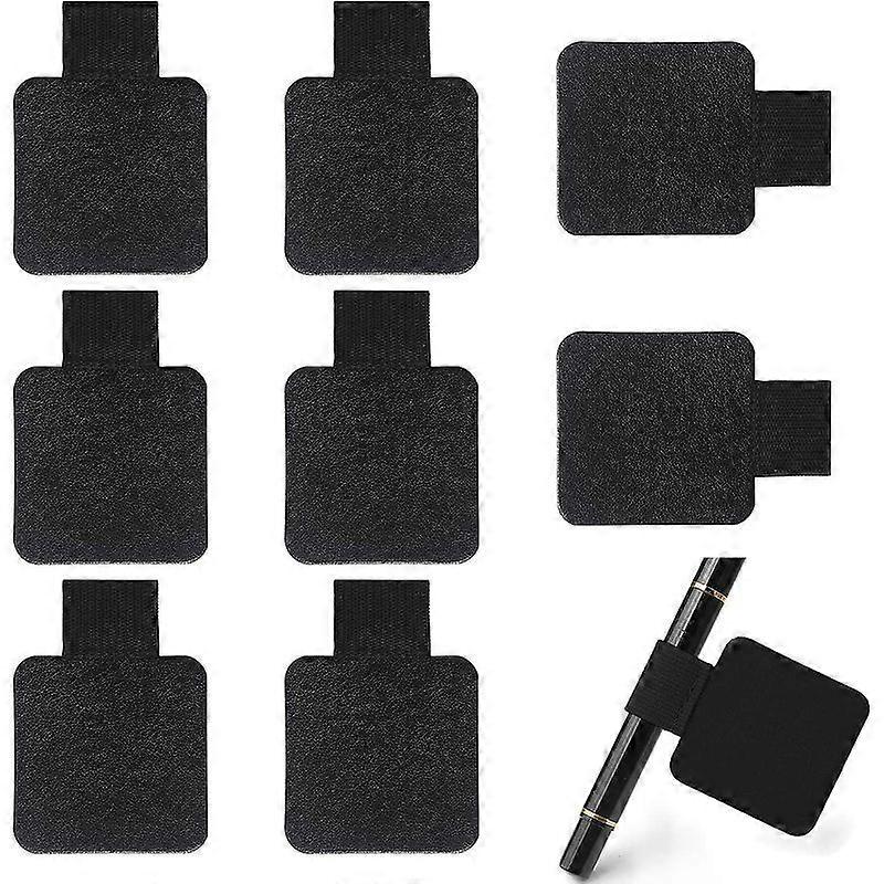 Pen Loop Autoadeziv, Pack Of 8 - Suporturi negre pentru notebook-uri