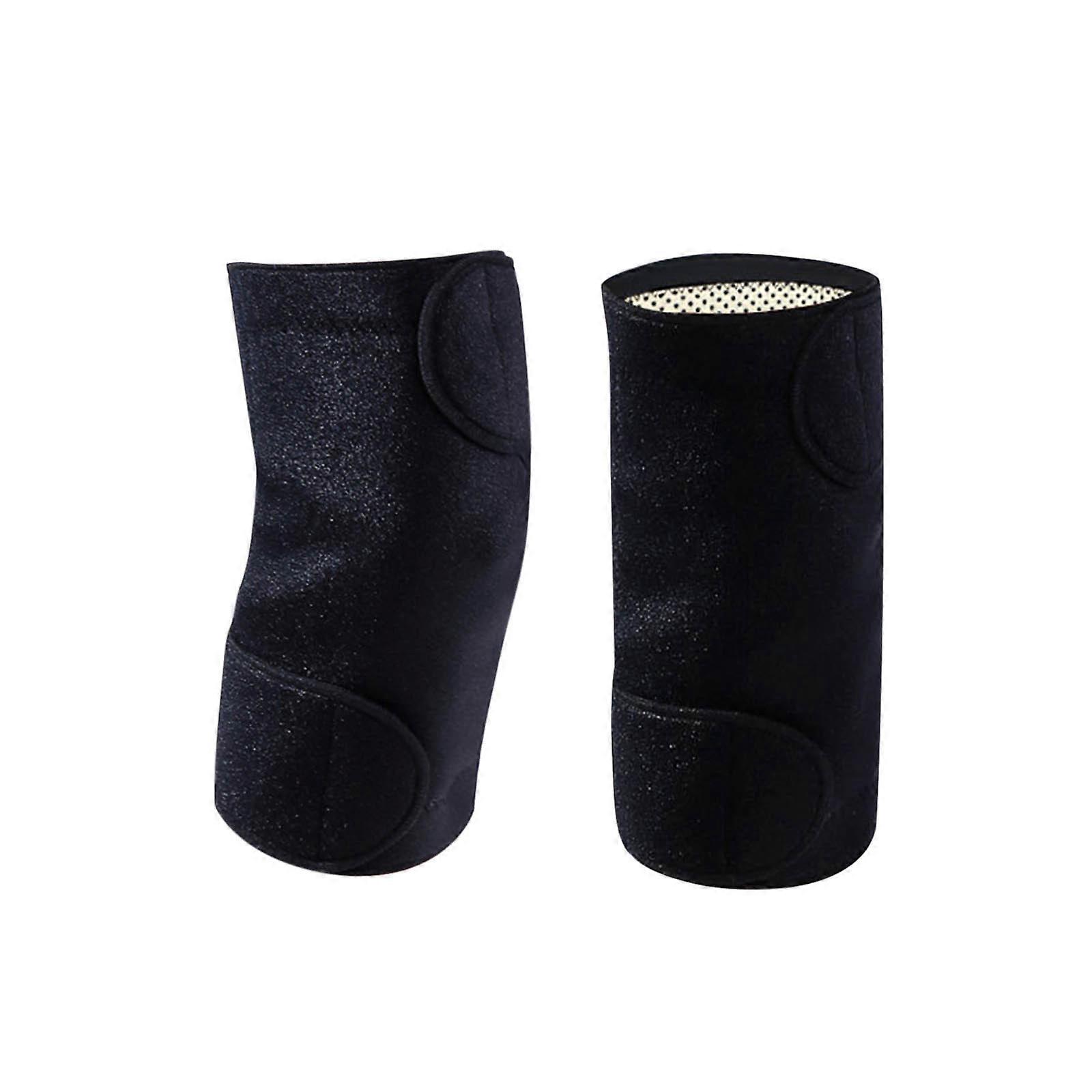 Self Heating Knee Protector With Magnet Far-infrared Hot Compress Leg Protector For Warmth And Cold Protection，black