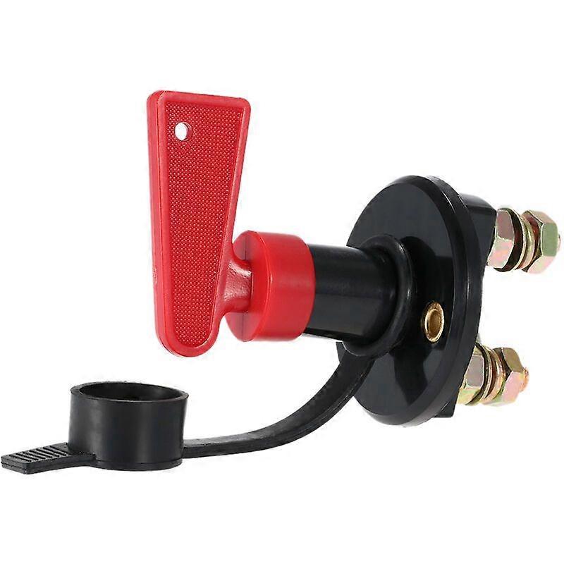 Battery power off switch, anti-leakage button type double column battery power off switch