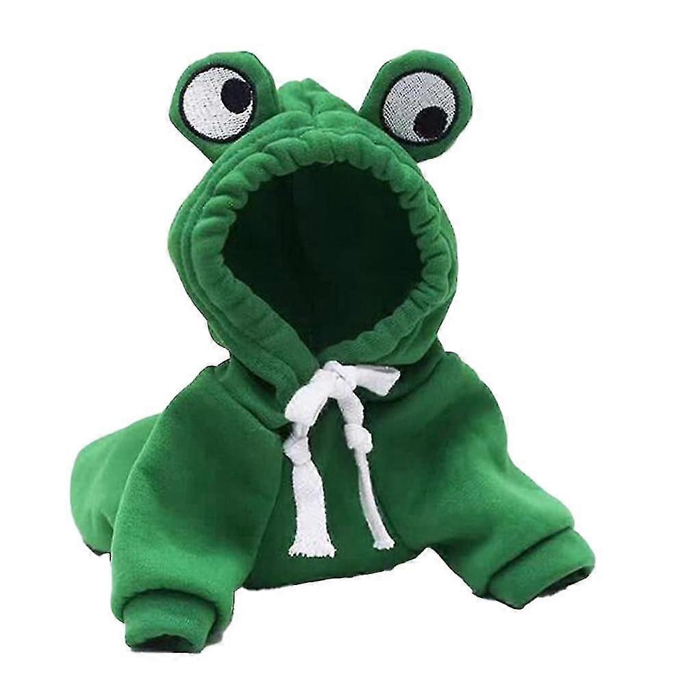 Dog Basic Sweater Coat Cute Frog Shape Warm Jacket Pet Clothes