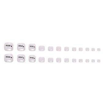 Unhas postiças com letras impressas à prova de lascas Unhas postiças à prova de manchas