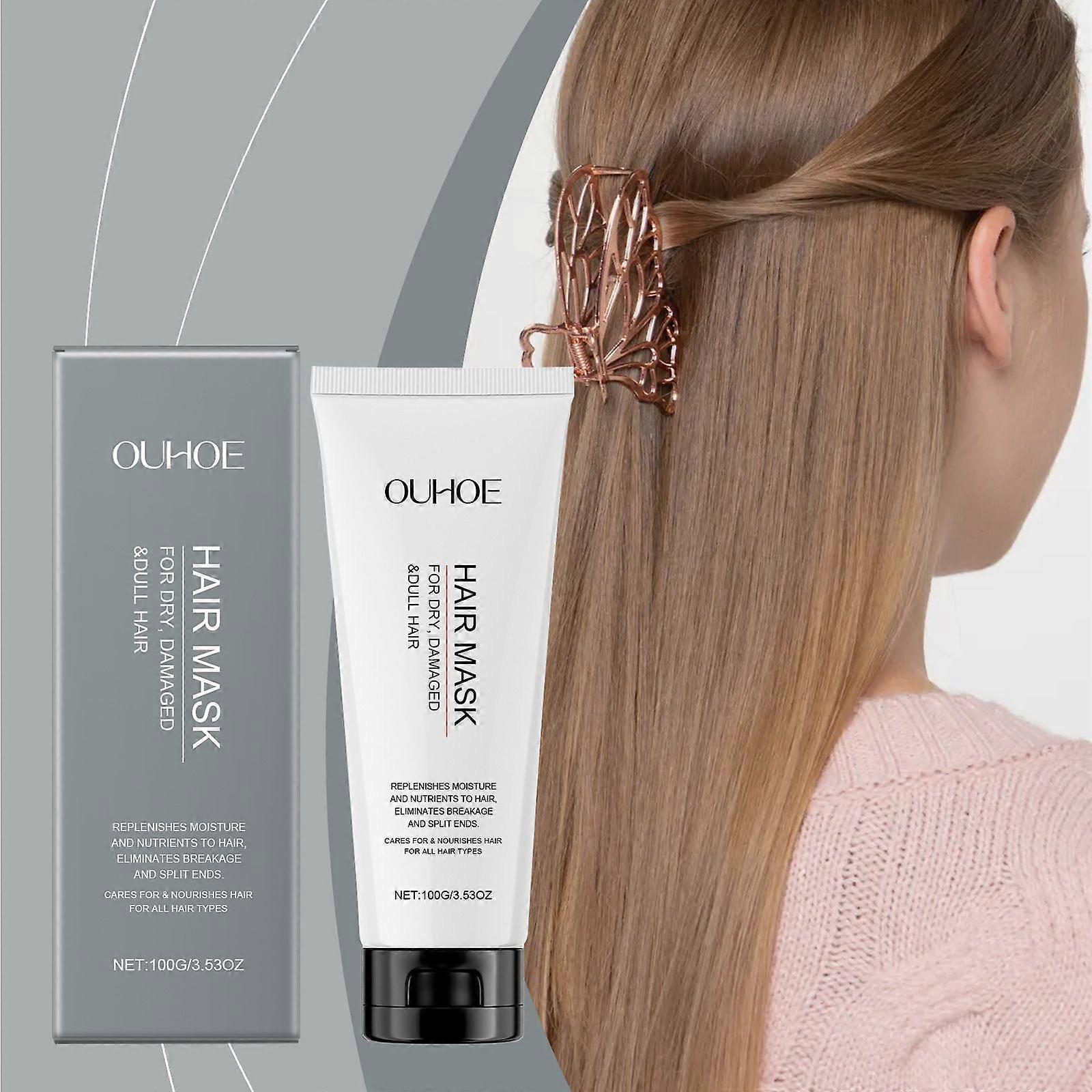 100g OUHOE Hair Mask Intense Moisture Cream for Dry & Dull Hair