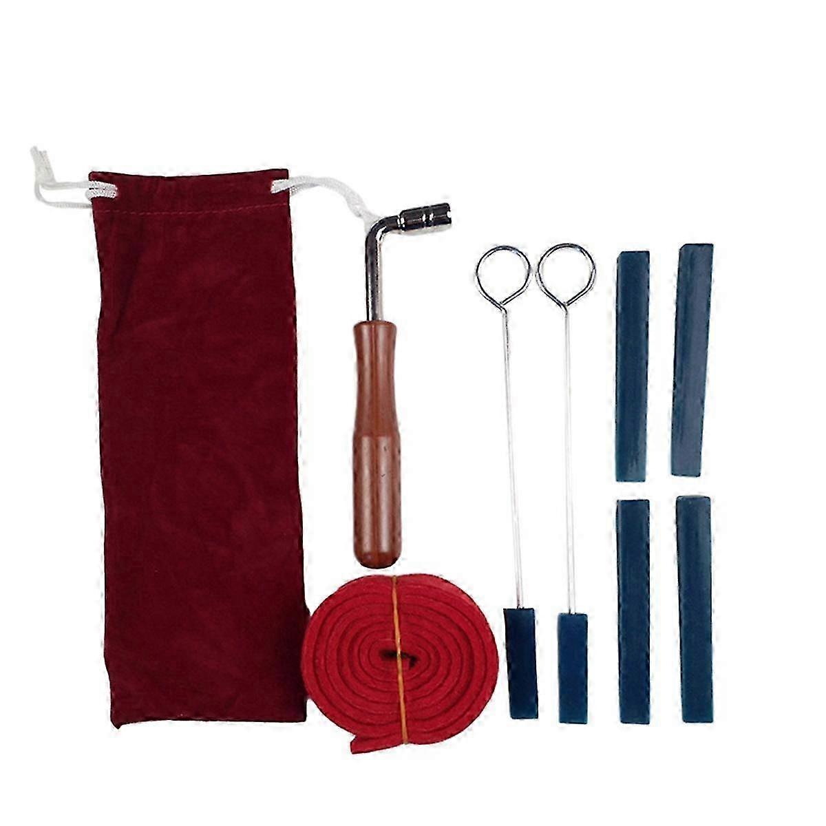 Professional Piano Tuning Kit, Piano Tuner Hammer Mute , Piano Tuning Lever Tools