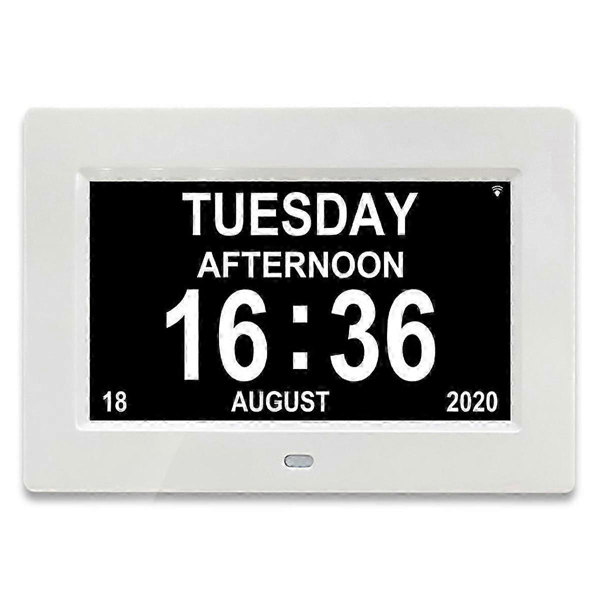 Clock With Day And Date For Elderly, Clocks For Seniors, Dementia Clock, Digital Calendar Clock Elderly