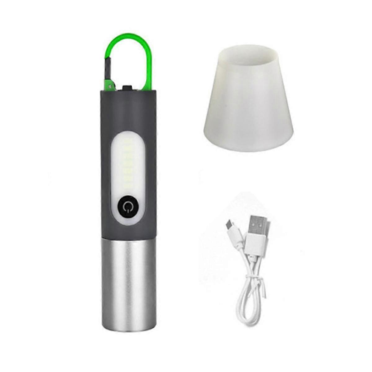 Zoomable Rechargeable LED Flashlight, 4 Modes for Outdoor Use