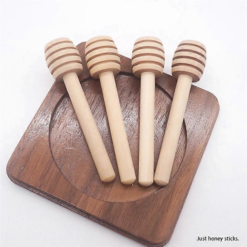 Long Handle Wood Honey Spoons Mixing Sticks Dipper Honey Extractor