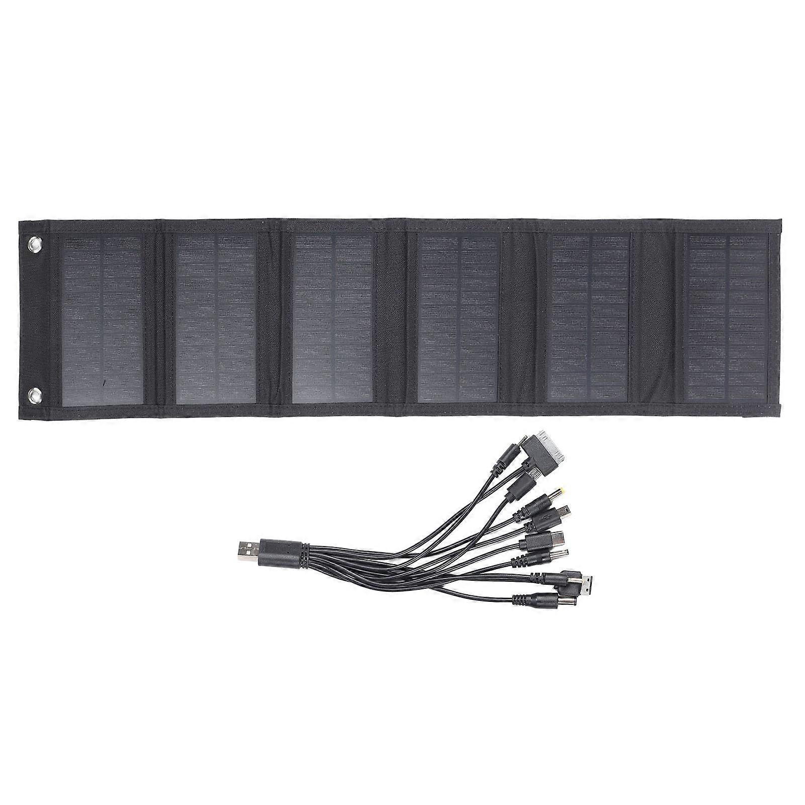 Portable Foldable 15W Solar Panel Kit - Waterproof, High Efficiency, Lightweight Design