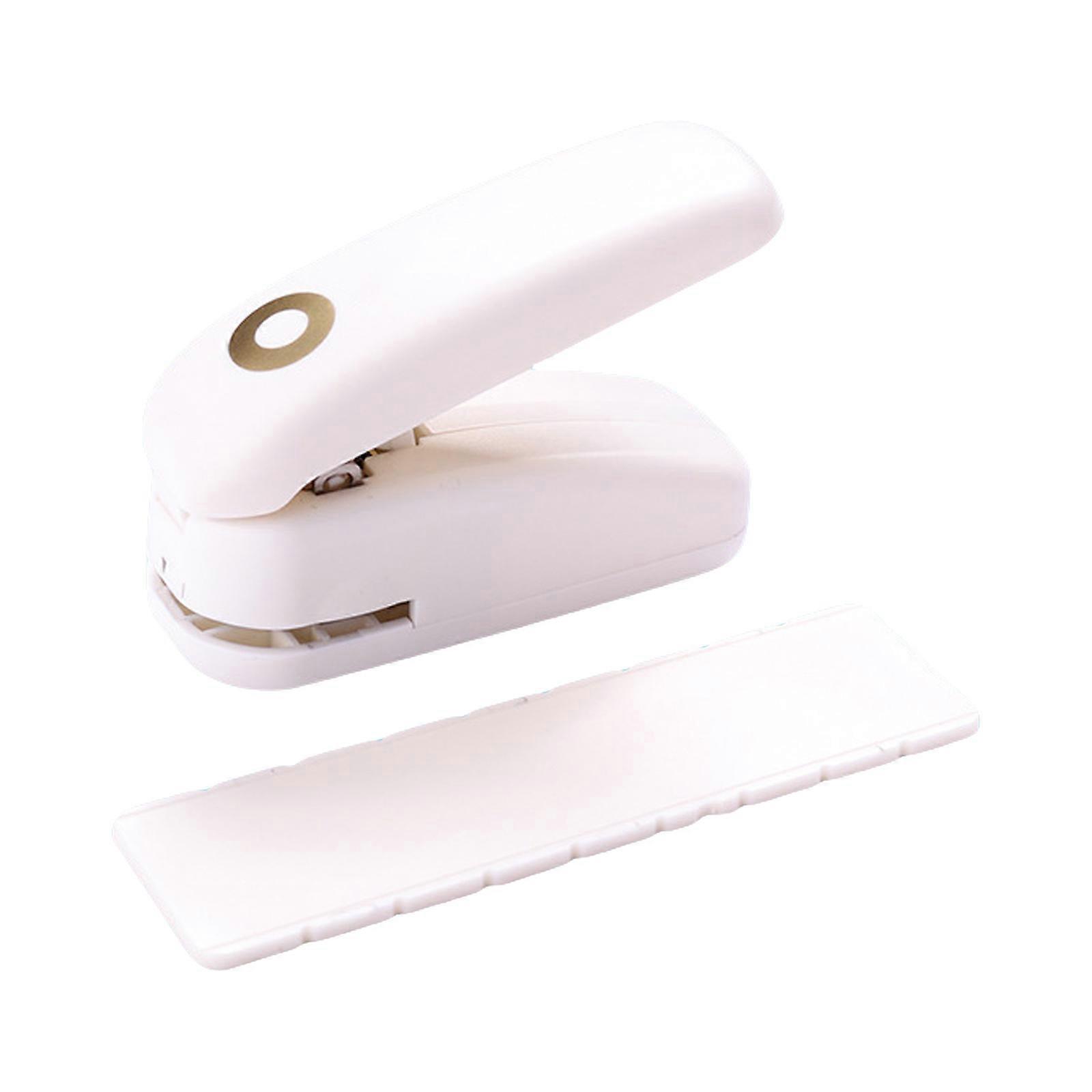 Scrapbooking Puncher Decorative Tape Punched Round Hole Puncher for Loose-Leaf Paper Hole Reinforcement Labels Sticker