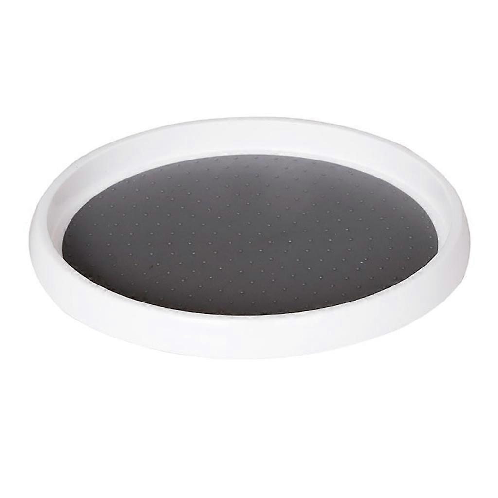 360 Degree Rotating Organizer Spice Storage Container Multifunctional Plate Kitchen Turntable Round Condiment Spice Rack  30cm diameter