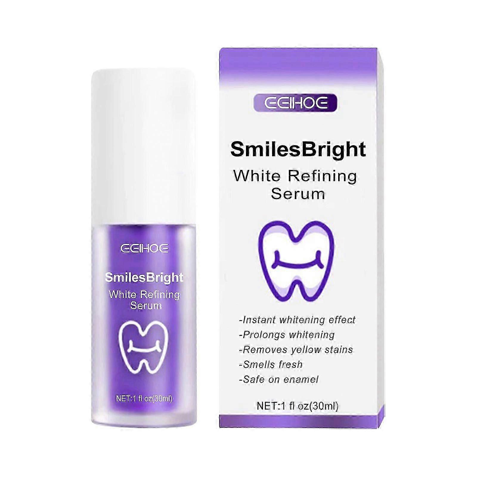 Eelhoeパープルホワイトニング歯磨き粉クリーニング歯の汚れ臭いを明るくする歯のケアガムオーラルケア歯磨き粉