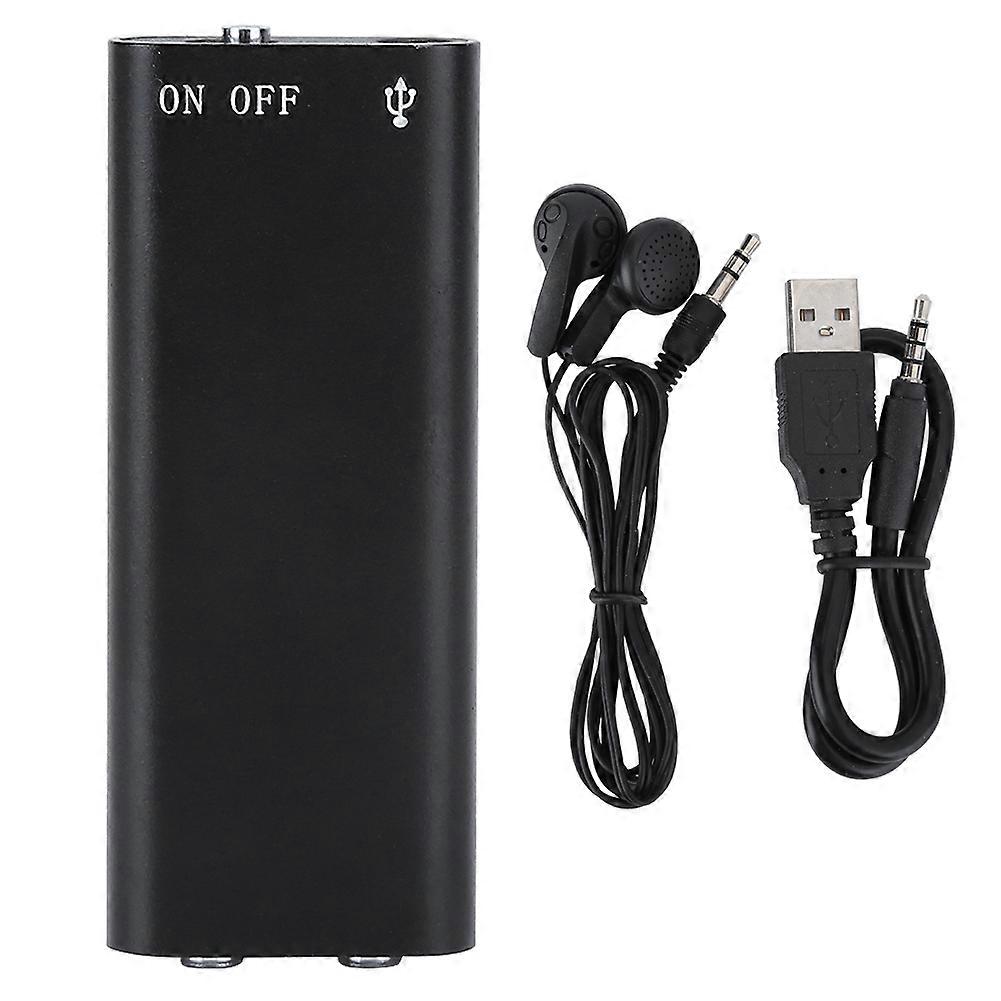 8GB Digital Audio Mini Sound Recorder Recording Equipment MP3 Player USB Flash Disk