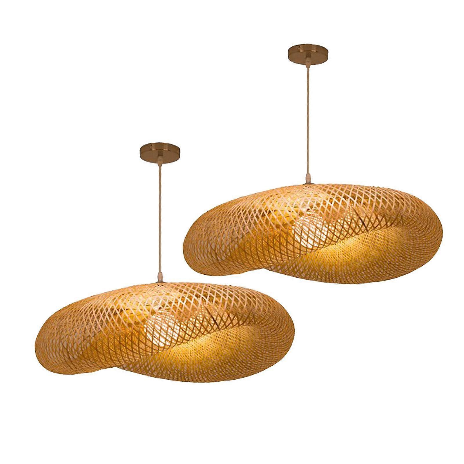 Chandelier Lamp Ceiling Light Wicker Bar Room