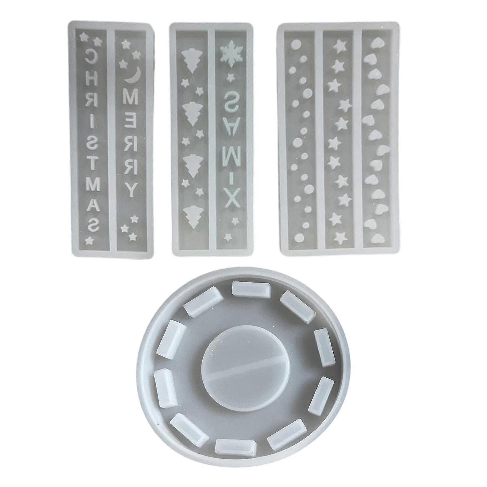 Artistics Small House Silicone Molds with Heart Designs Versatile for Candle and Plaster for Home Accessory Projects