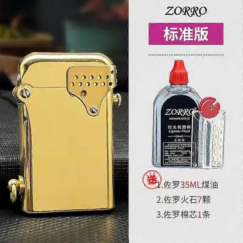 Torens Kerosene Lighter Double Hook Three Generations Upgrade Windproof One-Click Catapult Automatic Fire Advanced Retro Collection