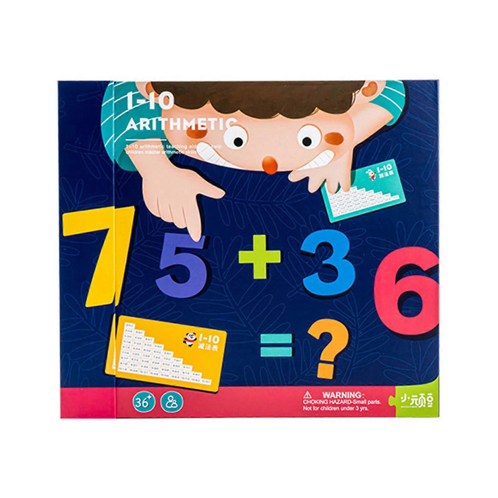 Magnetic Learning Book for Kindergarten Arithmetic Enlightenment Puzzle Toy Brain Developmental Teaching Aids Math Toy