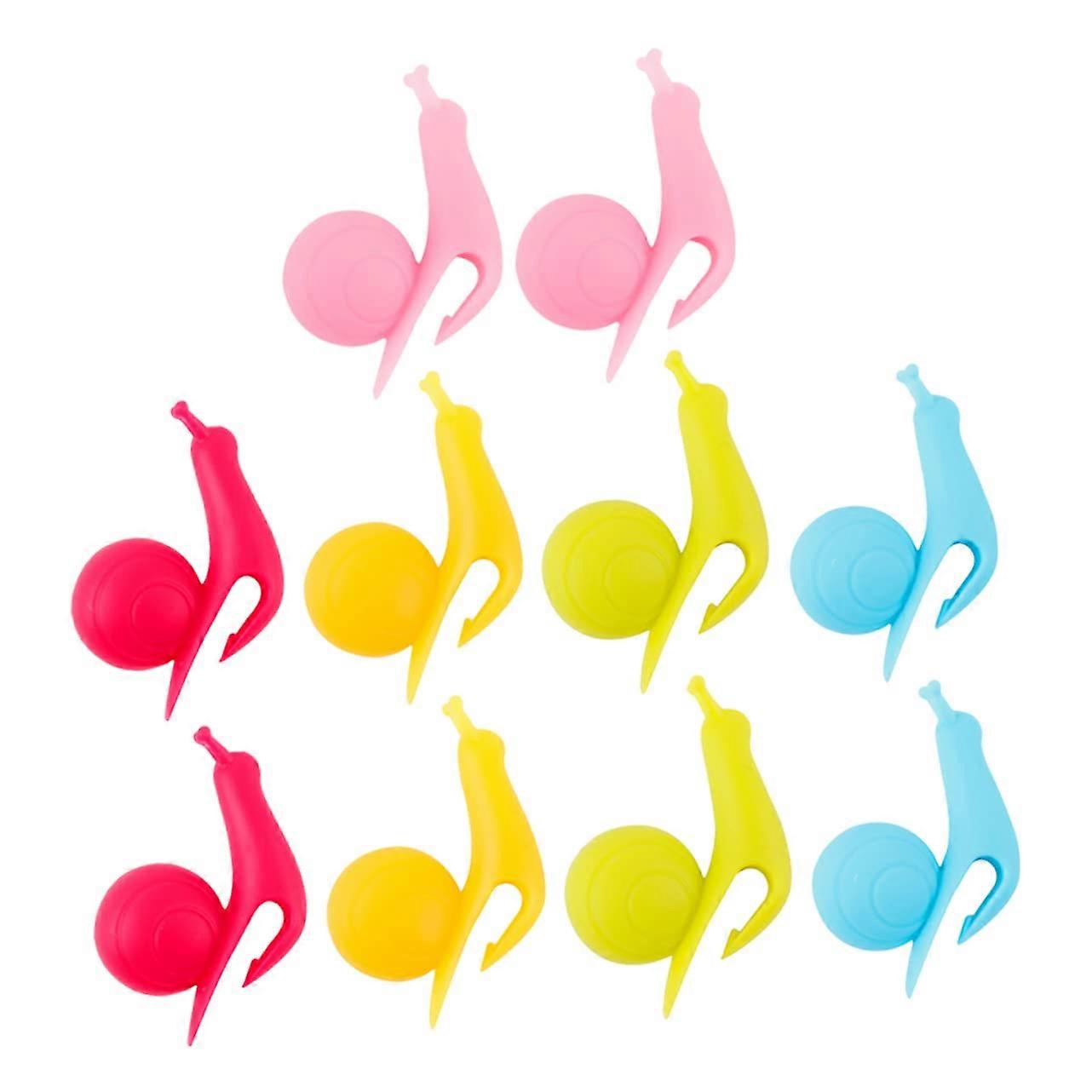 Tea Bag Clips in Snail Shape of Made Silicone Cup Decorating Hanger
