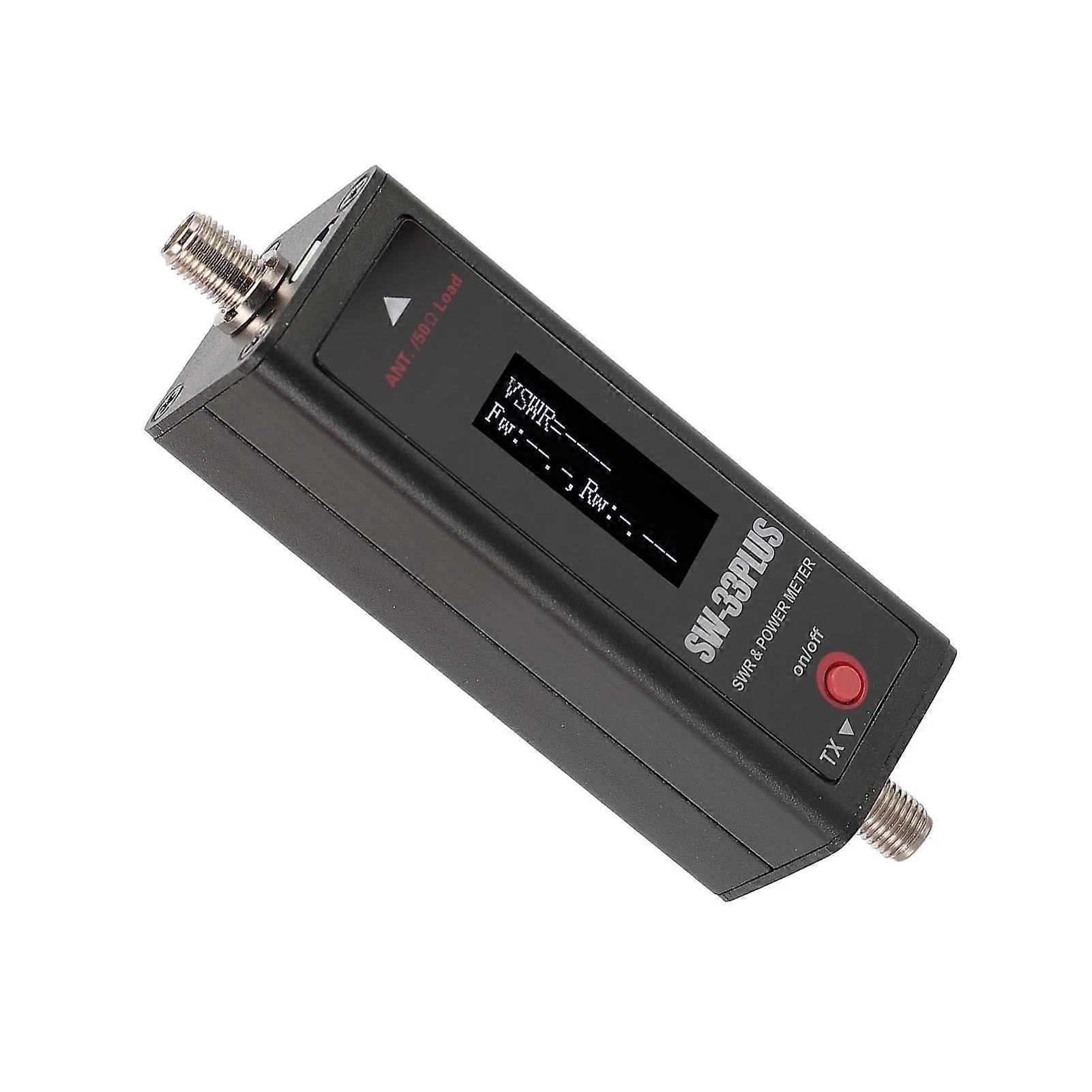 SW-33 Plus 100W 125-525 MHz Digital VHF UHF Power SWR Meter Counter Tester for 2 Way Radio 