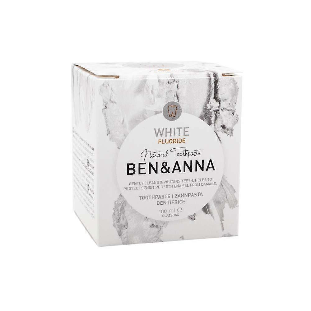 Ben and Anna Ben & Anna - Toothpaste White (with fluoride) 100ml