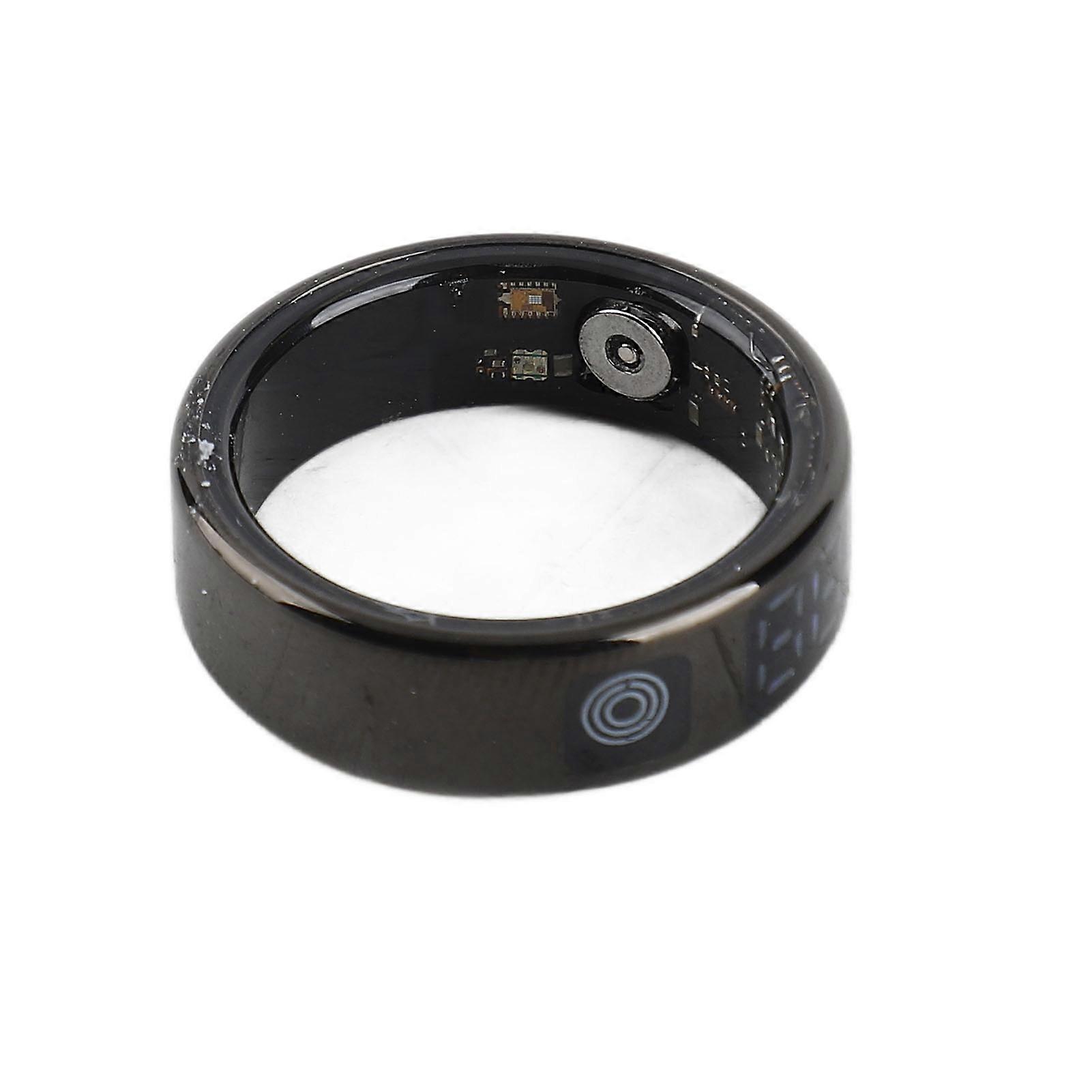 Smart Ring with Touchscreen, IP68, Stainless Steel, Multiple Sports Modes, Activity Tracking, Size 10 (Inner Diameter 19.8mm)