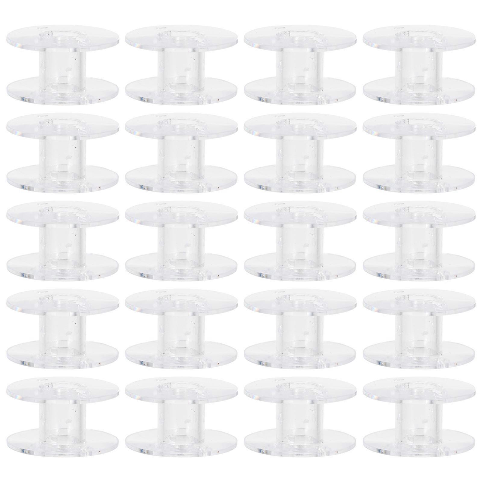 Sewing Machine Supplies with 50Pcs Cop Latches for Portable Use and Storage Transparent Plastic